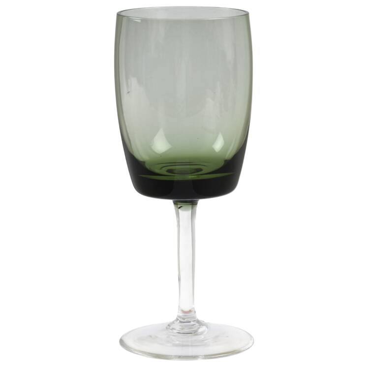 Spring Green (No Trim) Water Goblet by Gorham Crystal