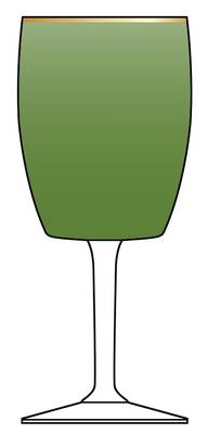 Spring Gold Green by Gorham Crystal