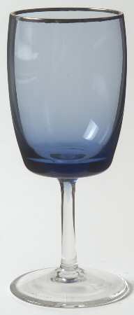 Summer Sky (Platinum Trim) Wine Glass