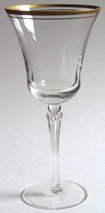 Theme Gold Water Goblet by Gorham Crystal