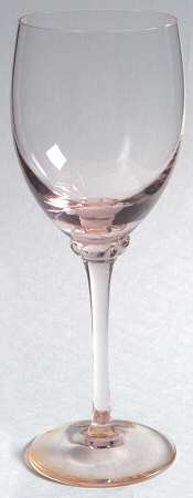 Vie En Rose Pink Wine Glass