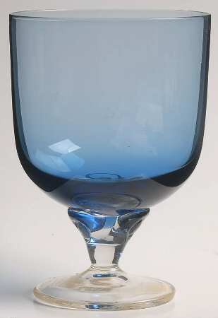 Zest Blue Water Goblet