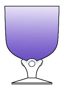 Zest Plum Water Goblet