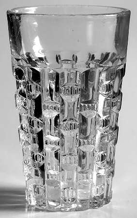 Cut Log Flat Juice Glass