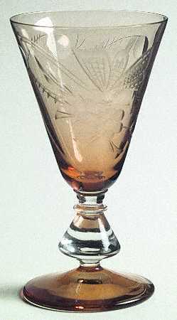 Butterfly Wine Glass