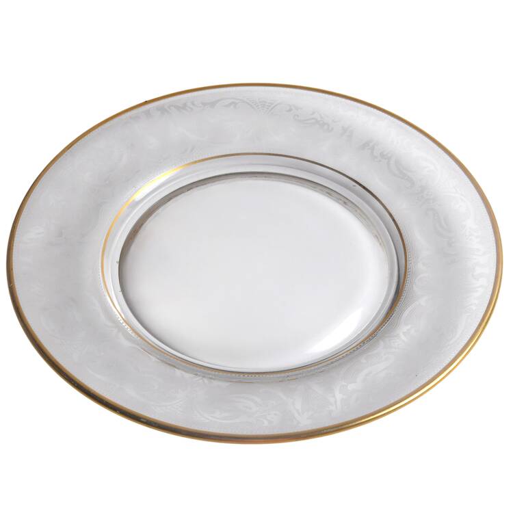 Decoration 889 Rose (Gold Trim) Luncheon Plate