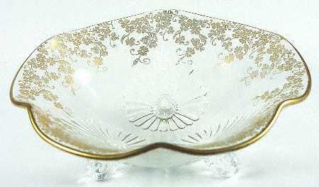 Ivy (Decoration 75, Giftware) 7" Three-Toed Nappy