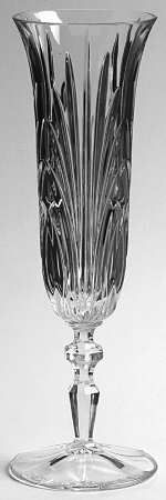 Rosewood (Newer) Fluted Champagne