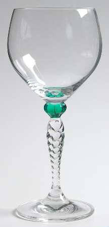 Ariana Emerald Wine Glass