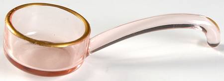 La Furiste Rose (Gold Trim) Mayonnaise Ladle