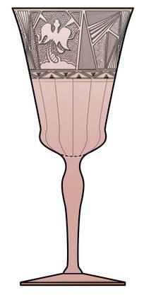 La Furiste Rose (Gold Trim)