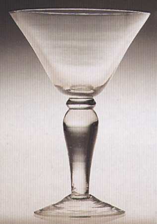 Colonial Clear  Martini Glass