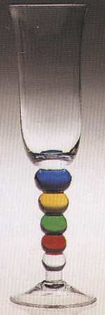 Progression Multicolor Fluted Champagne