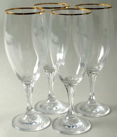 Andante Tall Gold Iced Tea - Set of 4