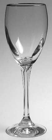 Andante Tall Platinum Wine Glass