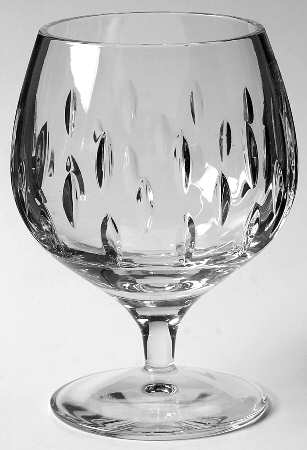 Raindrops Brandy Glass