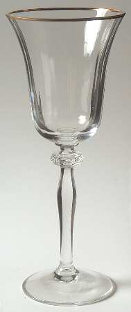 Grand Manor Gold Wine Glass by Gorham Crystal