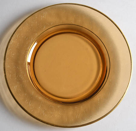 Decoration 889 Topaz (Gold Encrusted) 7" Salad Plate