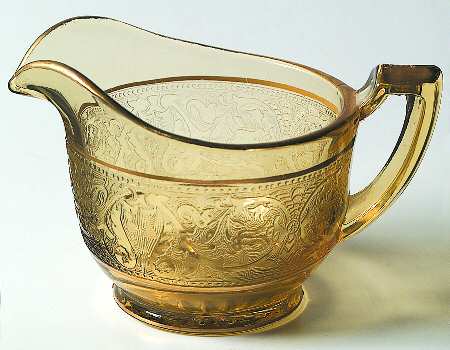 Decoration 889 Topaz (Gold Encrusted) Creamer