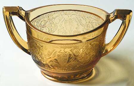 Decoration 889 Topaz (Gold Encrusted) Open Sugar