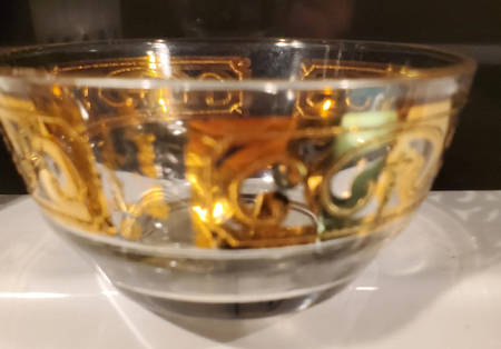 Spanish Gold 4" Sauce Dish by Georges Briard