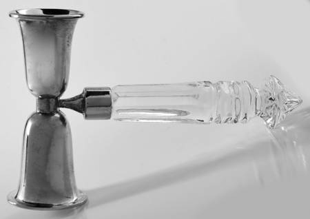 Dublin Metal Handled Double Jigger