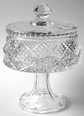 Dublin 7" Diameter High Cake Stand with Dome
