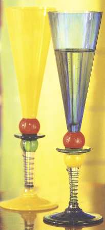 Harlequin Fluted Champagne