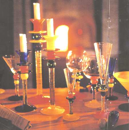 Harlequin 9" Single Light Candlestick