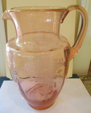 Decoration 109 Pink (Stem 22) Pitcher