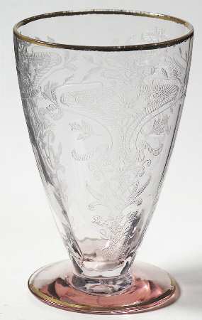 Decoration 109 Pink (Stem 24) 8 Oz Footed Tumbler