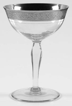 Minton L26 (Platinum) Champagne/Tall Sherbet