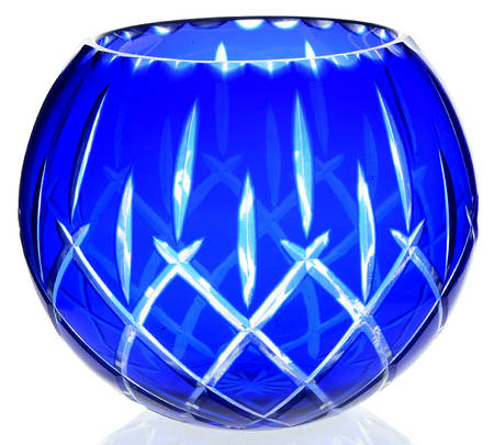 Lady Anne Sapphire Blue 6" Rose Bowl