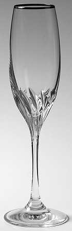 Romantique-Platinum Fluted Champagne