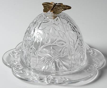 Garden Serenade Round Covered Butter