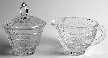 Brandon Creamer and Sugar with Lid Set