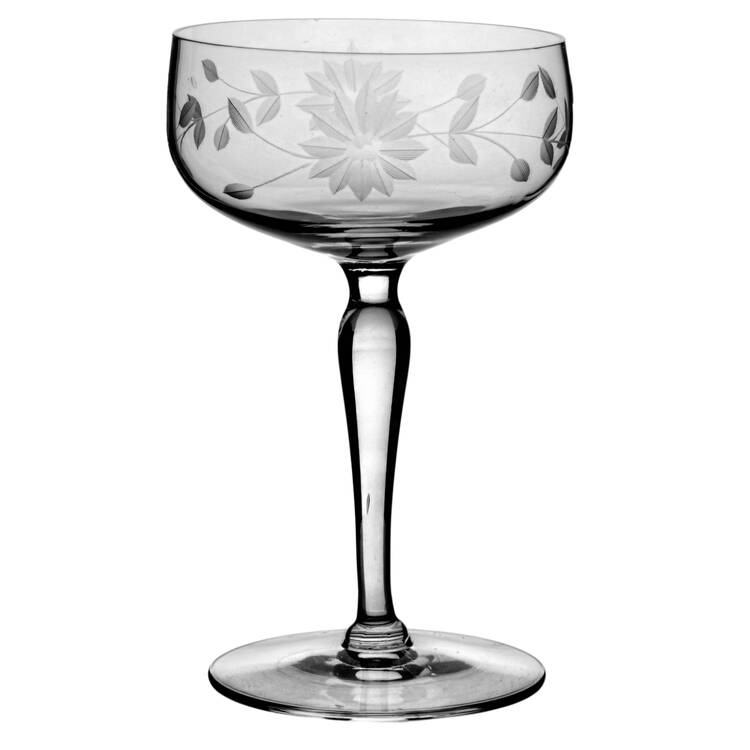 1500-42 Champagne/Tall Sherbet by Glastonbury - Lotus