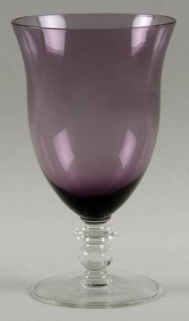 67 Amethyst Low Water Goblet
