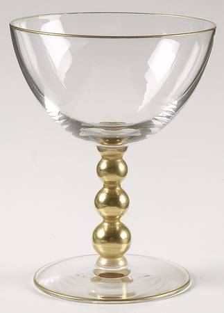 898-1 Champagne/Tall Sherbet by Glastonbury - Lotus