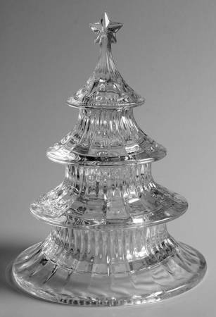 Holiday Traditions Collection 3 Tier Candy Tree (2 Sections & Lid)