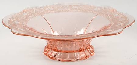 La Furiste Rose (No Trim) 12" Flared Bowl