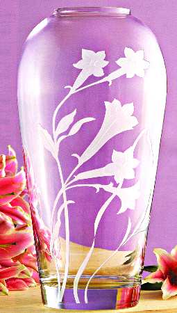 Floral Serenity 16" Urn Vase