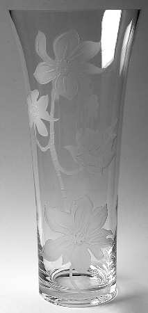 Floral Serenity 16" Flower Vase