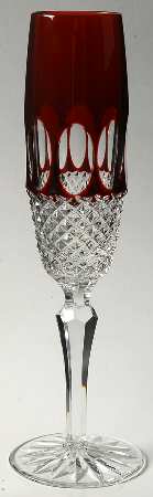 Edinburgh Red Fluted Champagne