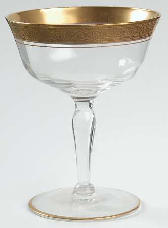 Minton (1000, Gold Encrusted) Champagne/Tall Sherbet