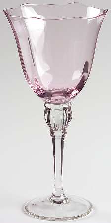 Rose Serenade Pink Water Goblet