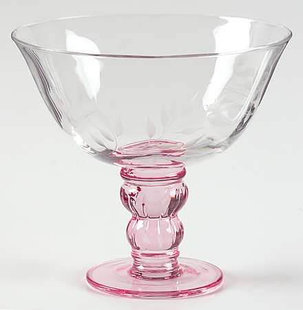 Rose Serenade 5" Footed Open Candy Dish