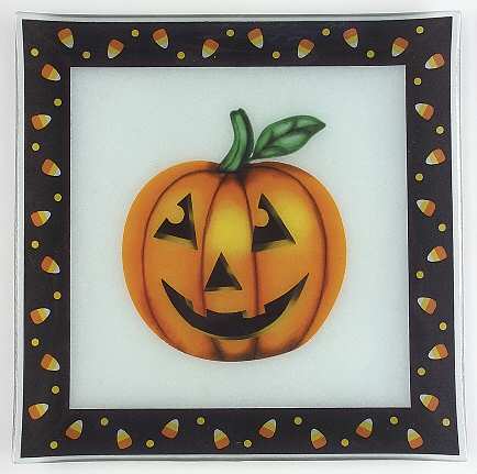 Trick Or Treat 14" Square Serving Tray