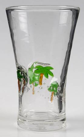 Palm Tree Highball Glass