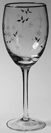 Flowering Meadow Water Goblet